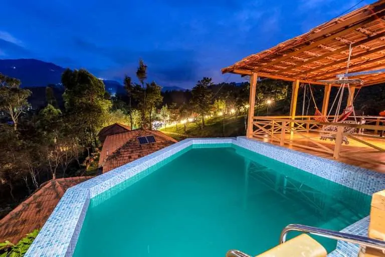 Two Bedroom Valley View Suite Villa with Private Pool with Jacuzzi