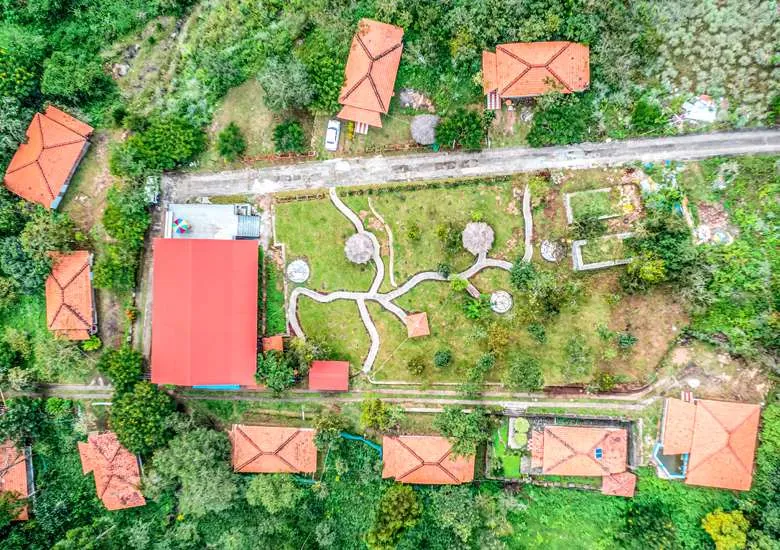 Scenic mountain view captured from Zacs Valley Resort