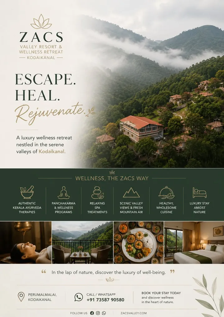 Best Wellness Retreat Resorts in India | Zacs Valley