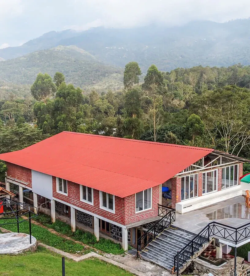 Forest view and cottages at Zacs Valley Resort